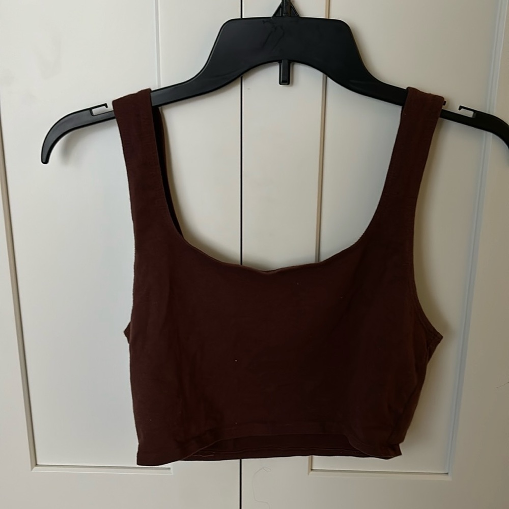 Very Cropped Brown Tank